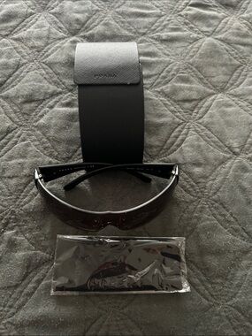 Prada Shield Sunglasses with logo
